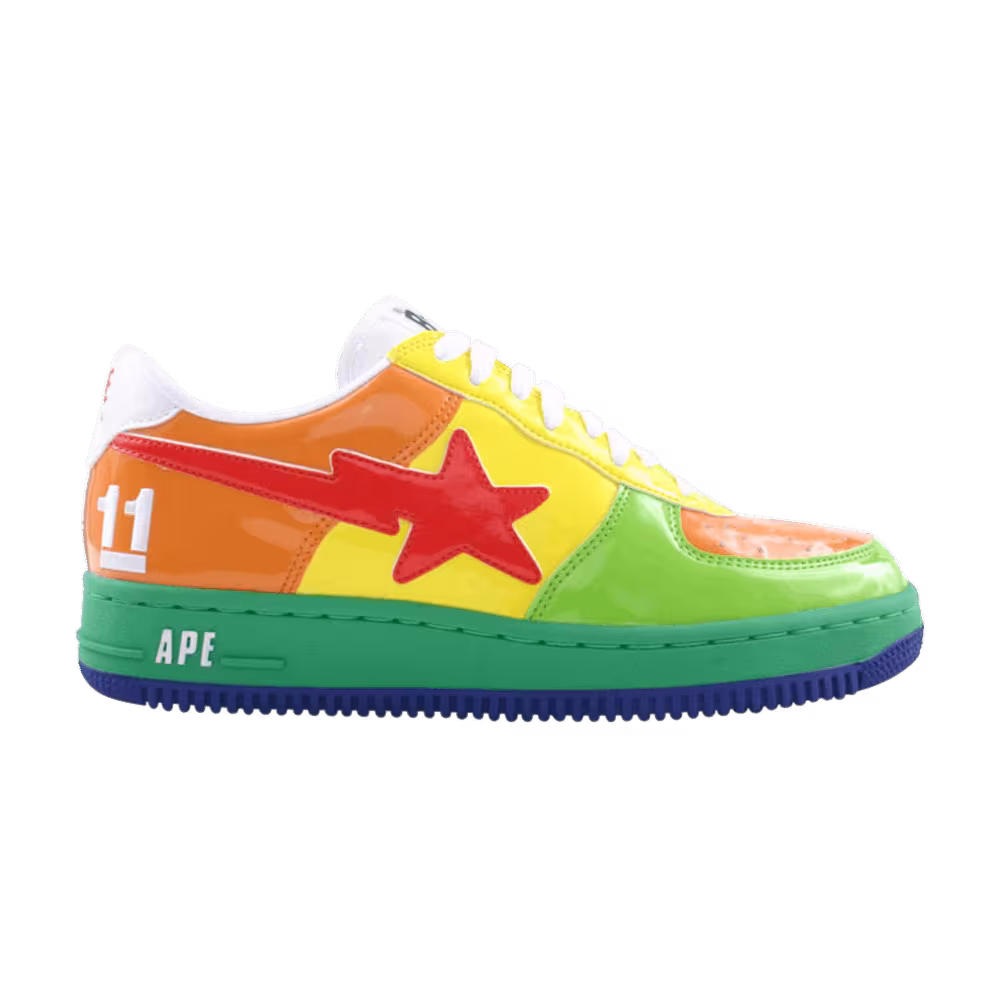 Bapesta FS-001 Low Orange Red