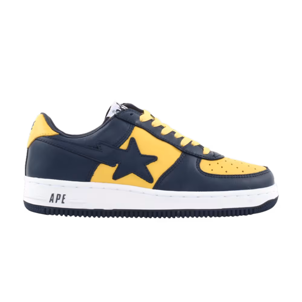 Bapesta FS-001 Low Navy Yellow