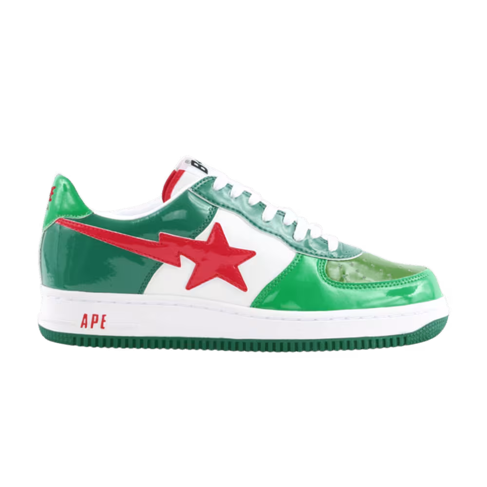 Bapesta FS-001 Low Green Red