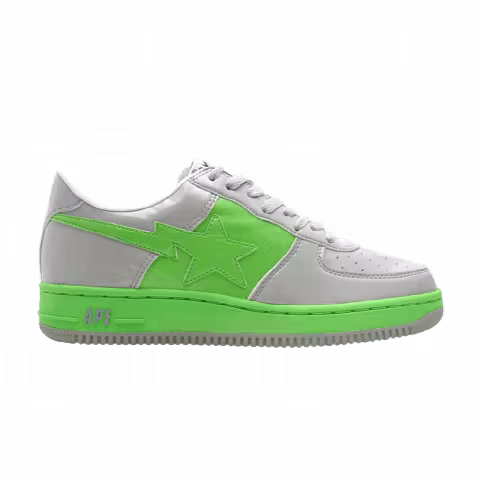 Bapesta FS-001 Low 'Grey Lime Green'