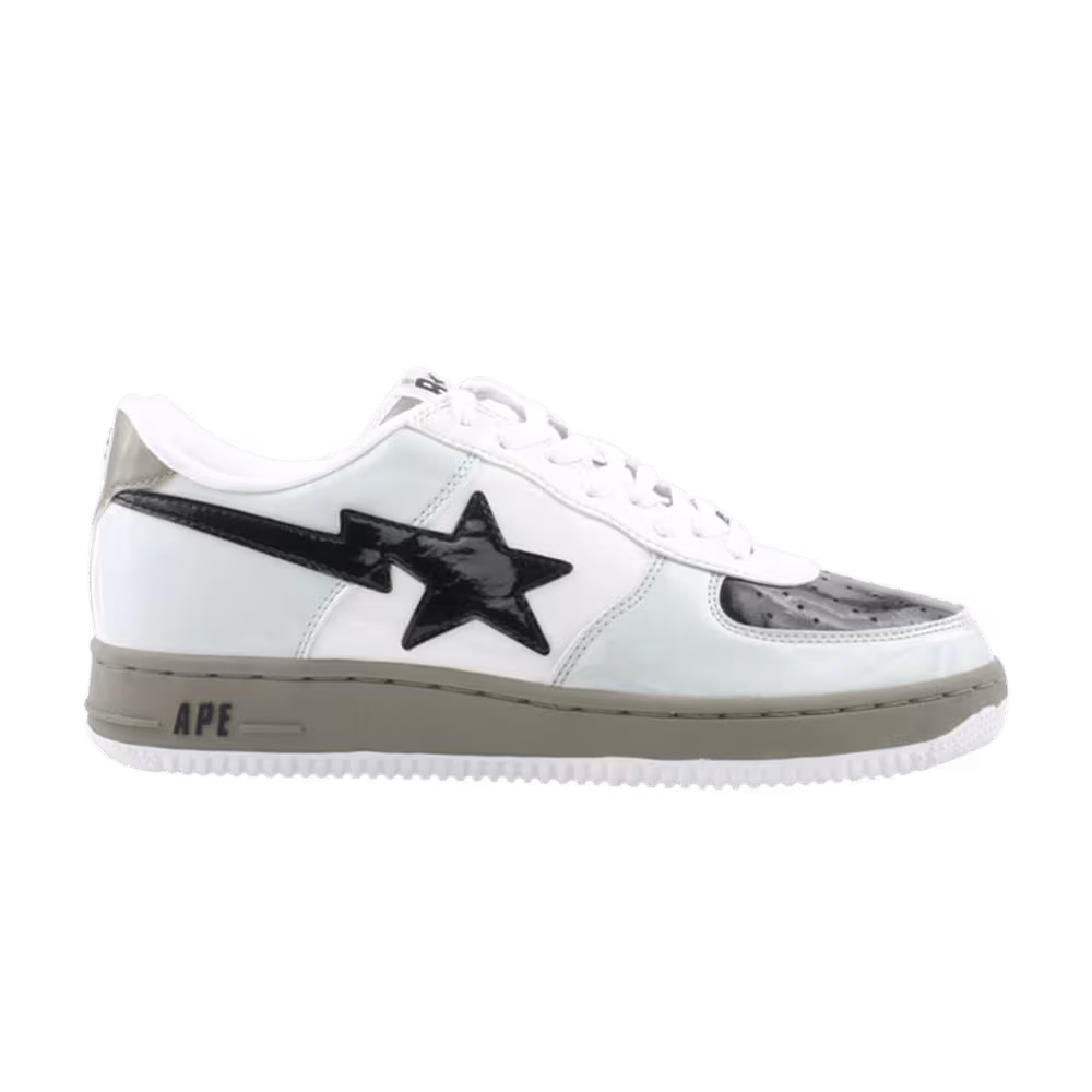 Bapesta FS-001 Low White Gray