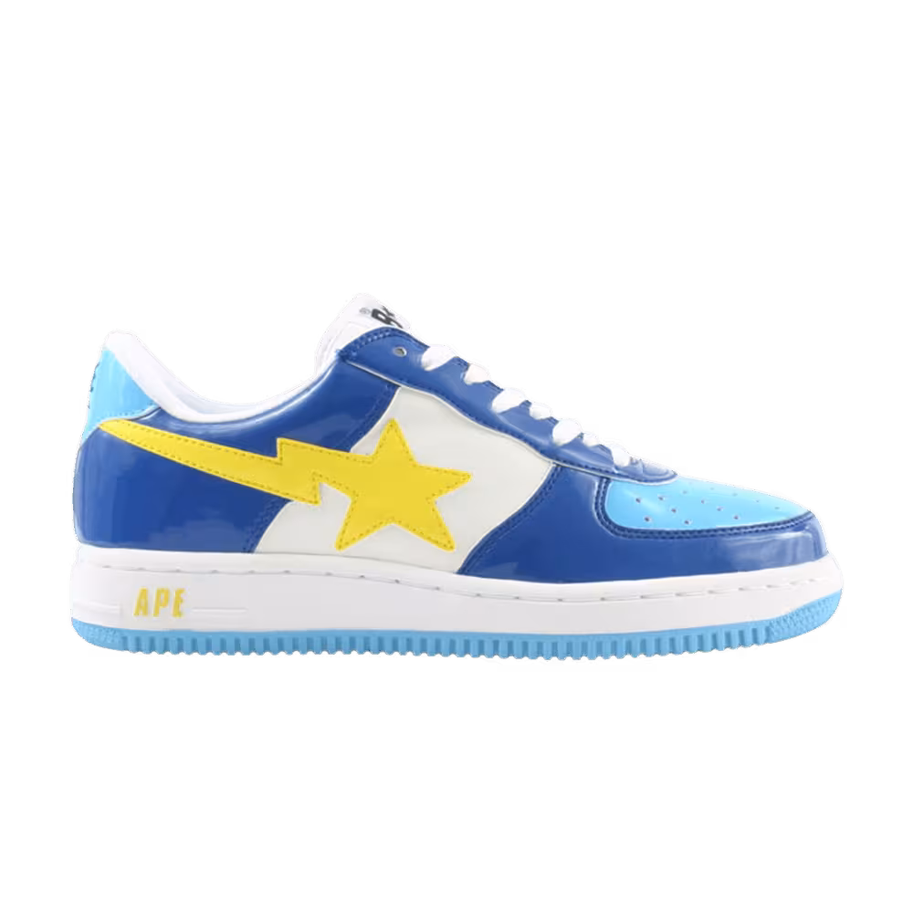 Bapesta FS-001 Low Navy Blue Yellow
