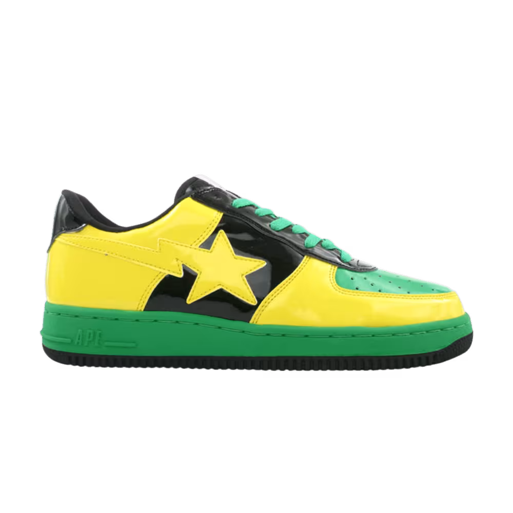 Bapesta FS-001 Low Yellow Black Green