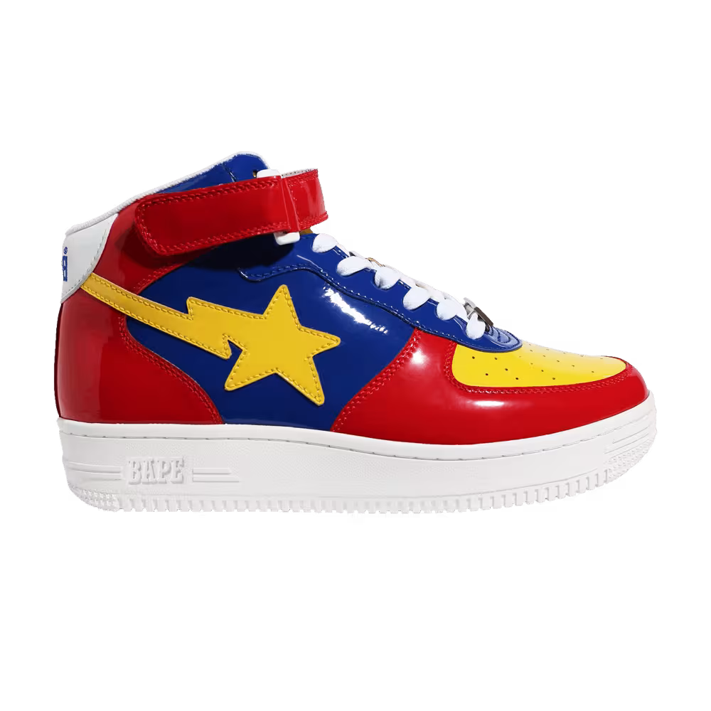 Bapesta Mid Red