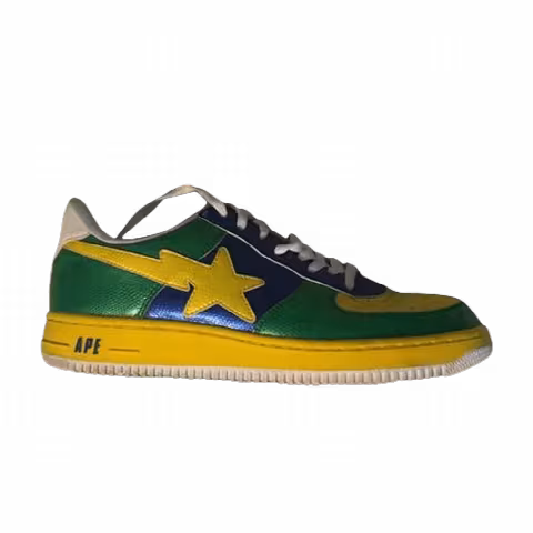 Bapesta FS-001 Low 'Yellow Green Blue'