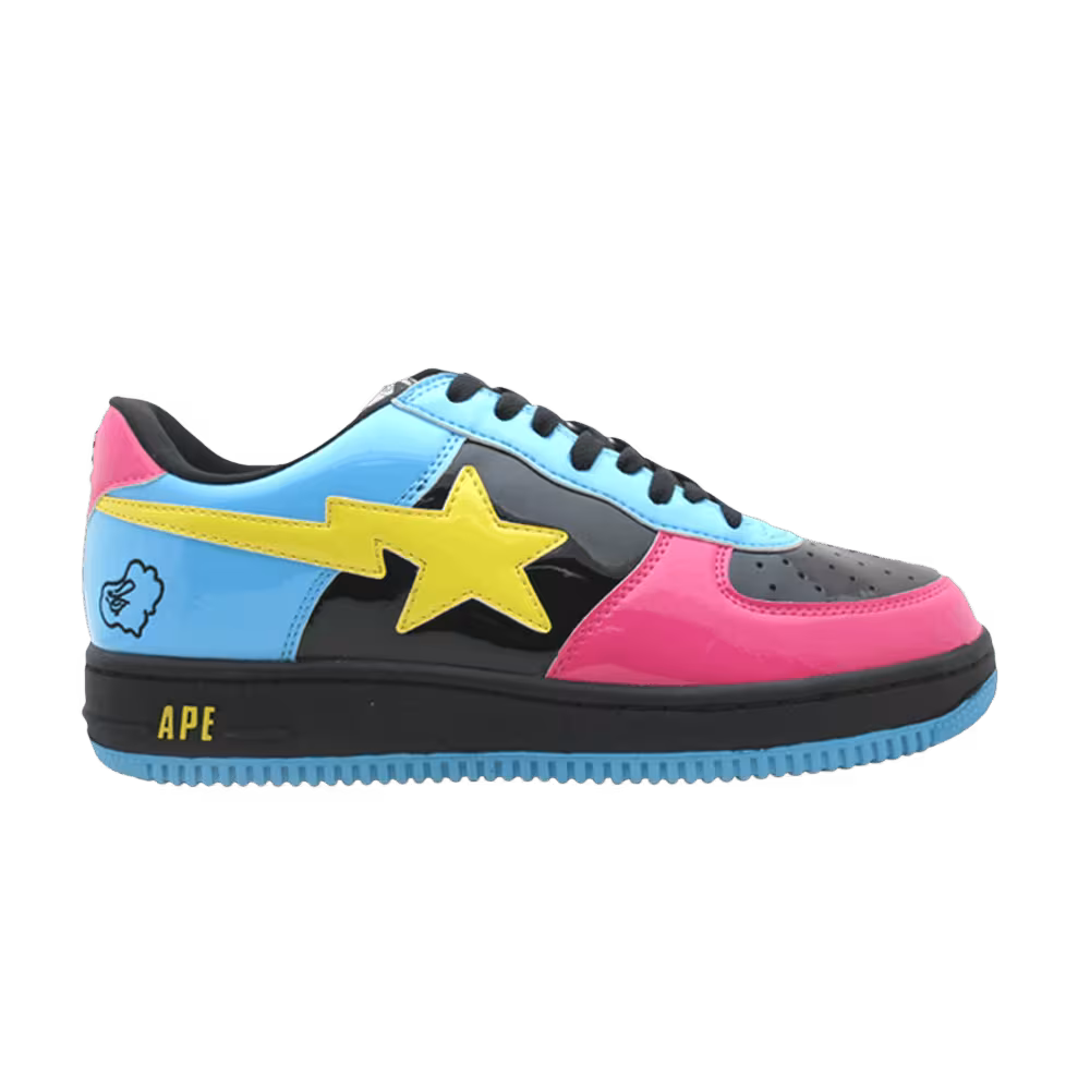Bapesta FS-001 Low Black Yellow