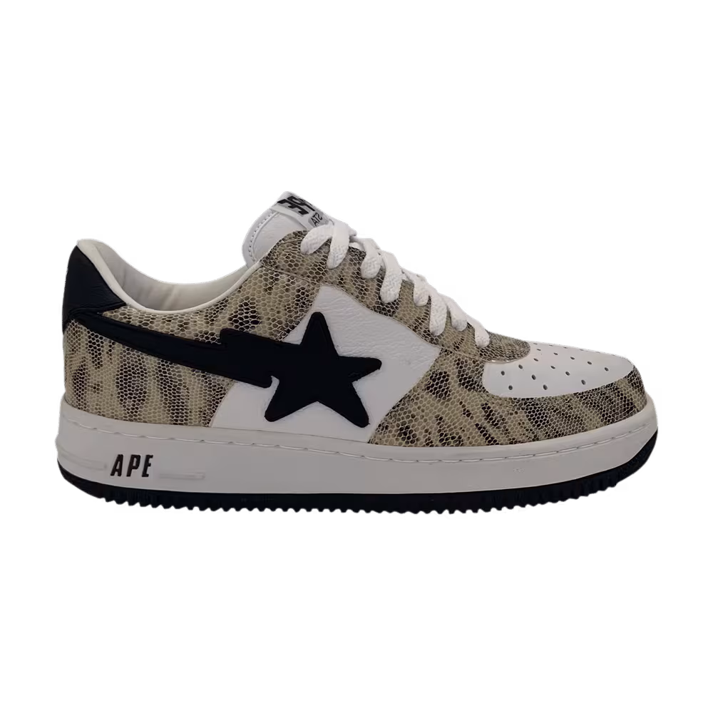Bapesta FS-001 Low Snakeskin