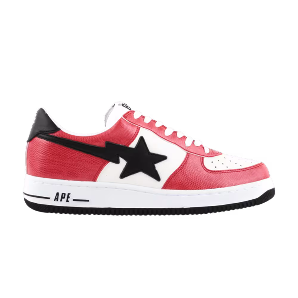 Bapesta FS-001 Low Black Red