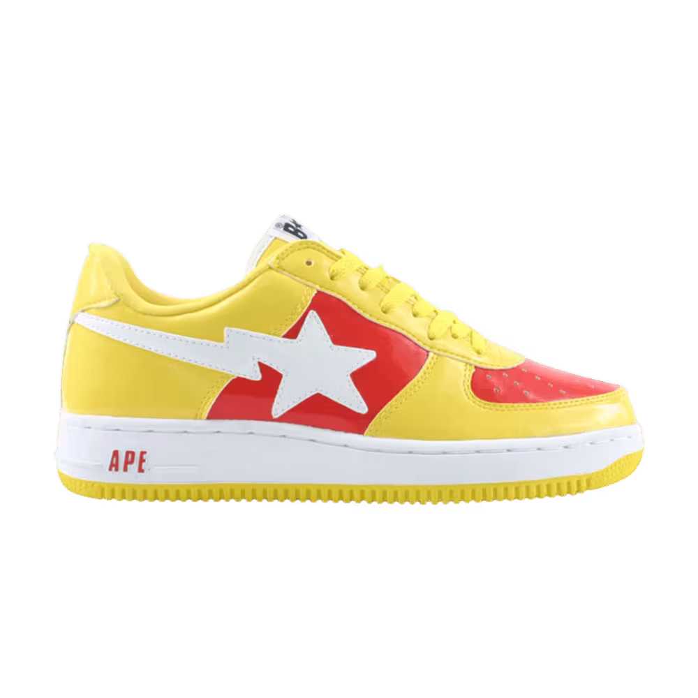 Bapesta FS-001 Low Yellow Red