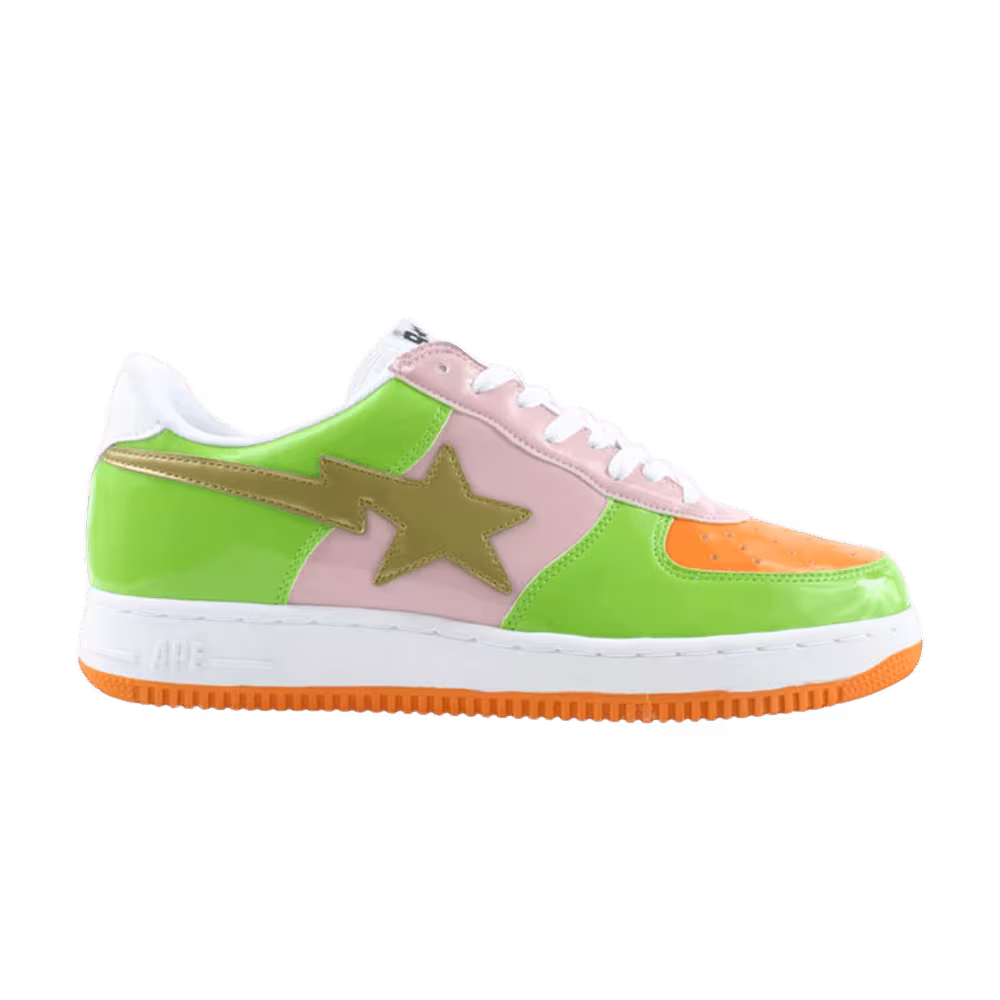 Bapesta FS-001 Low Green Pink