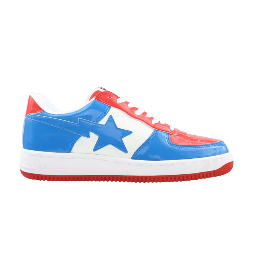 Bapesta FS-001 Low Blue White Red