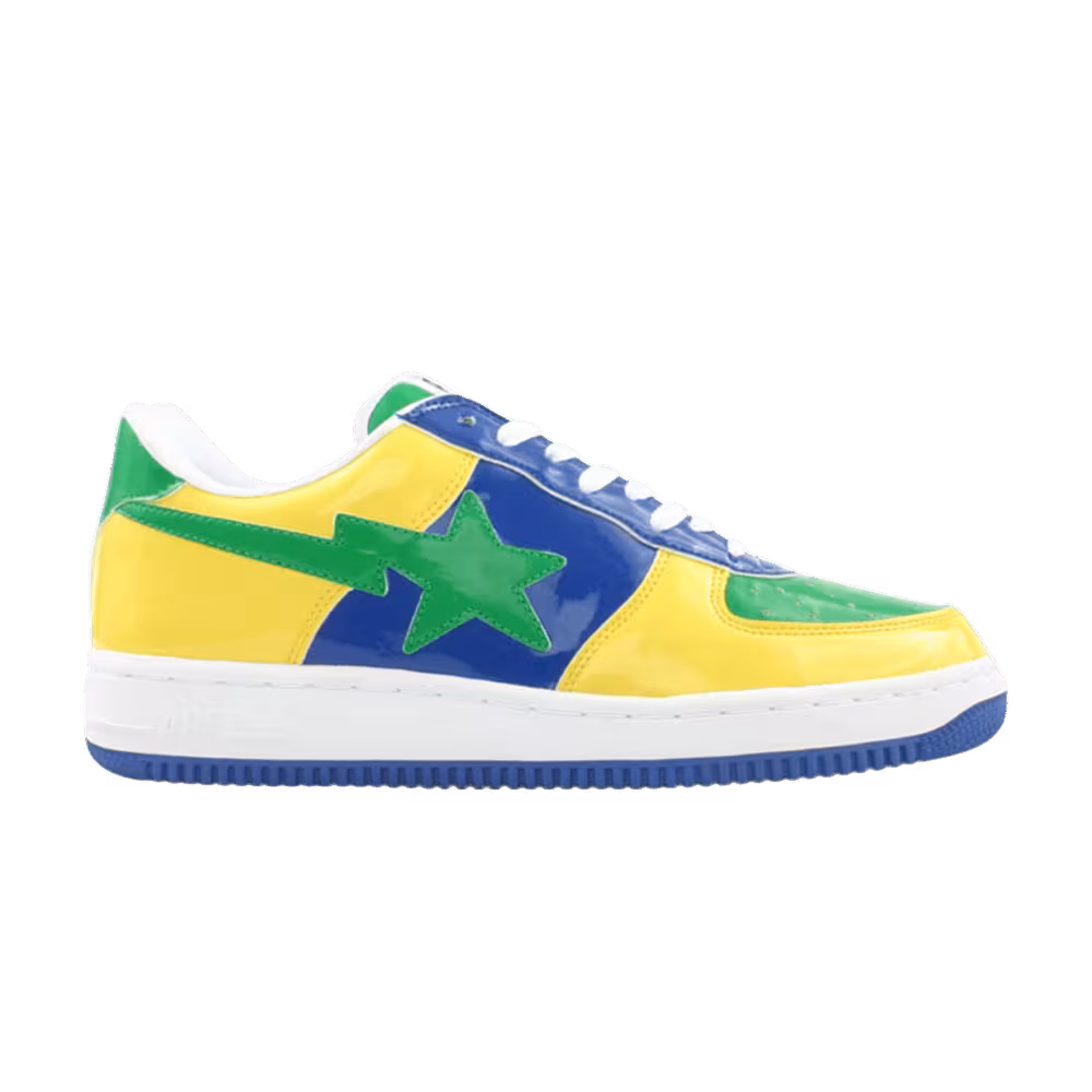 Bapesta FS-001 Low Yellow Blue Green