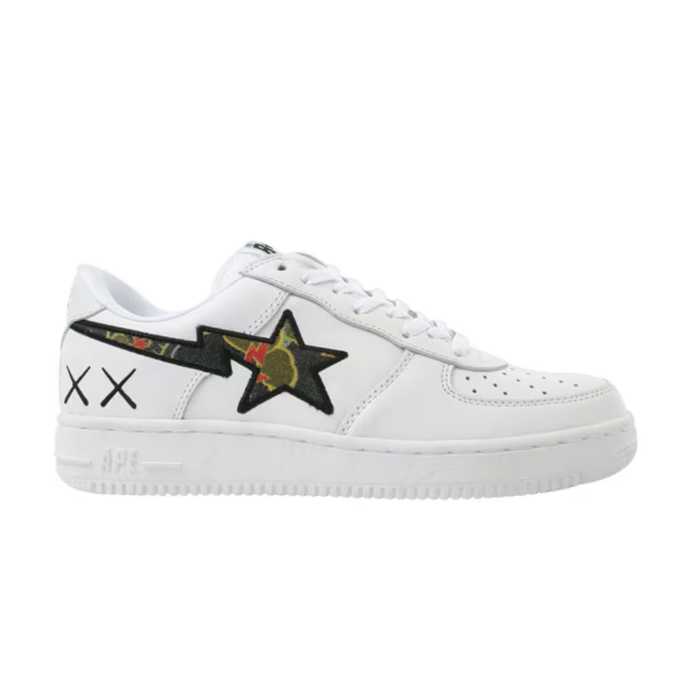 Kaws x Bapesta FS-001 Low Red Black