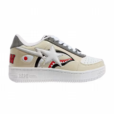 Bapesta Low 'Beige Shark Face'