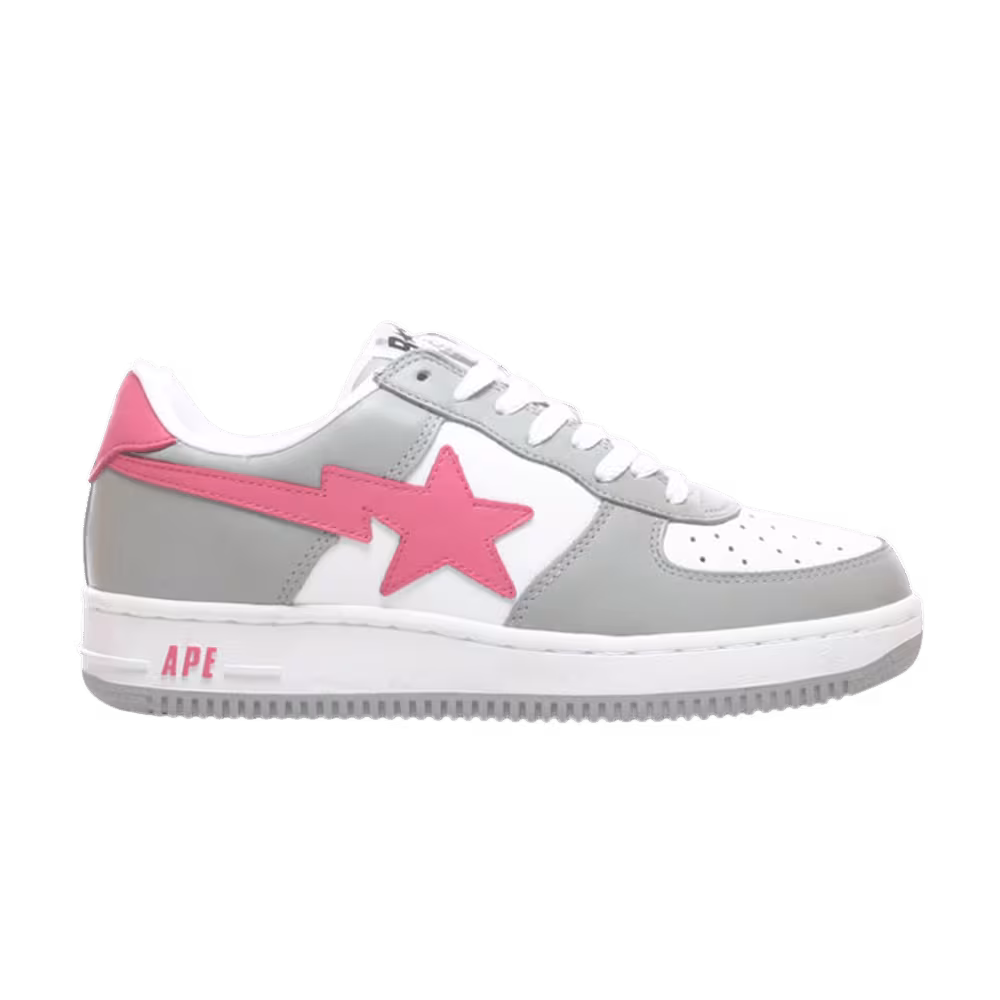 Bapesta FS-001 Low Grey Pink