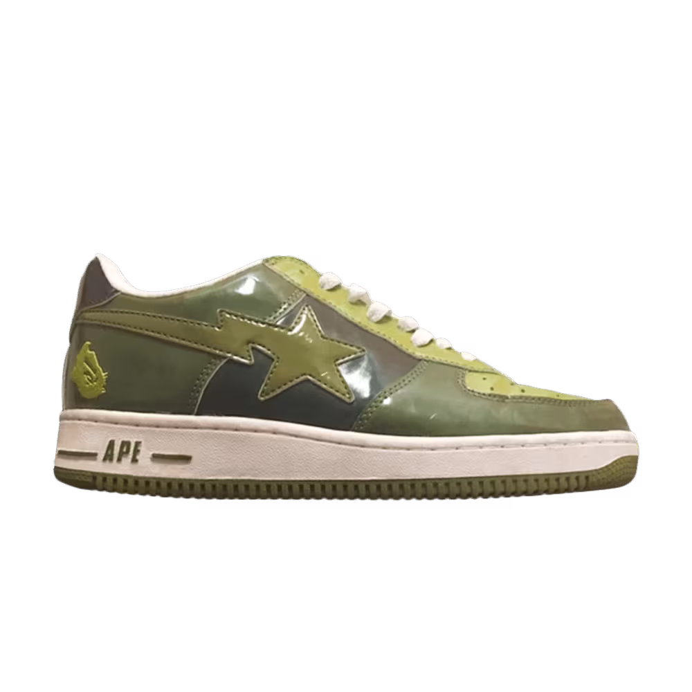 Bapesta FS-001 Low Grey Olive Green