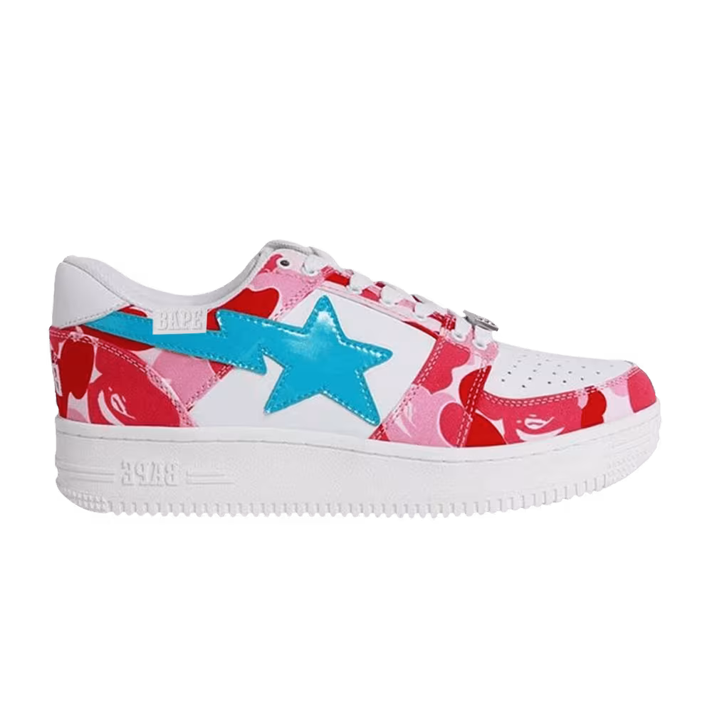 Bapesta Low Pink Camo