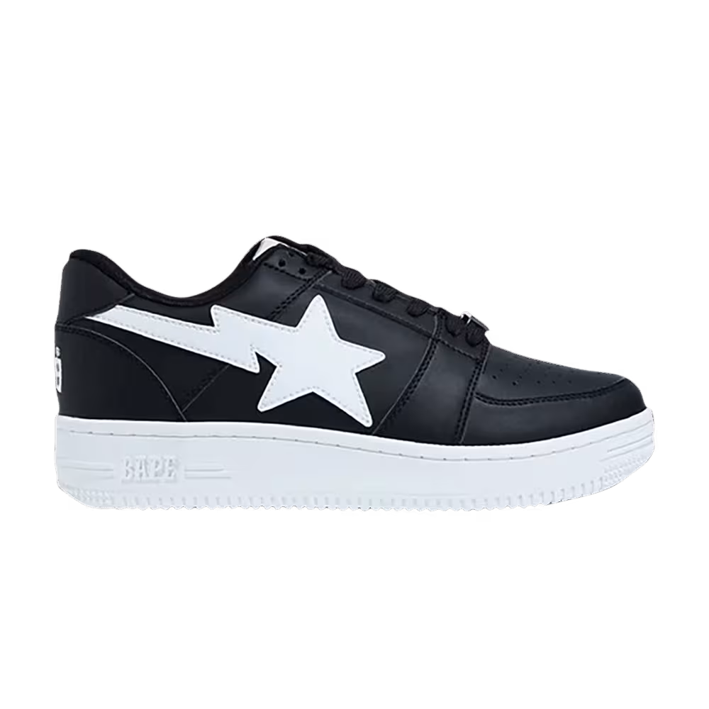 Bapesta M1 Low Black White