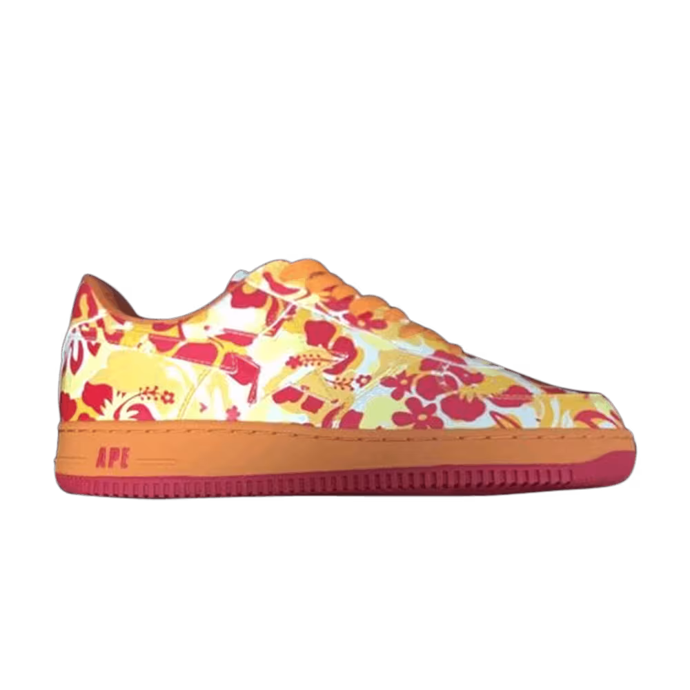 Bapesta FS-001 Low Hawaiian Flowers