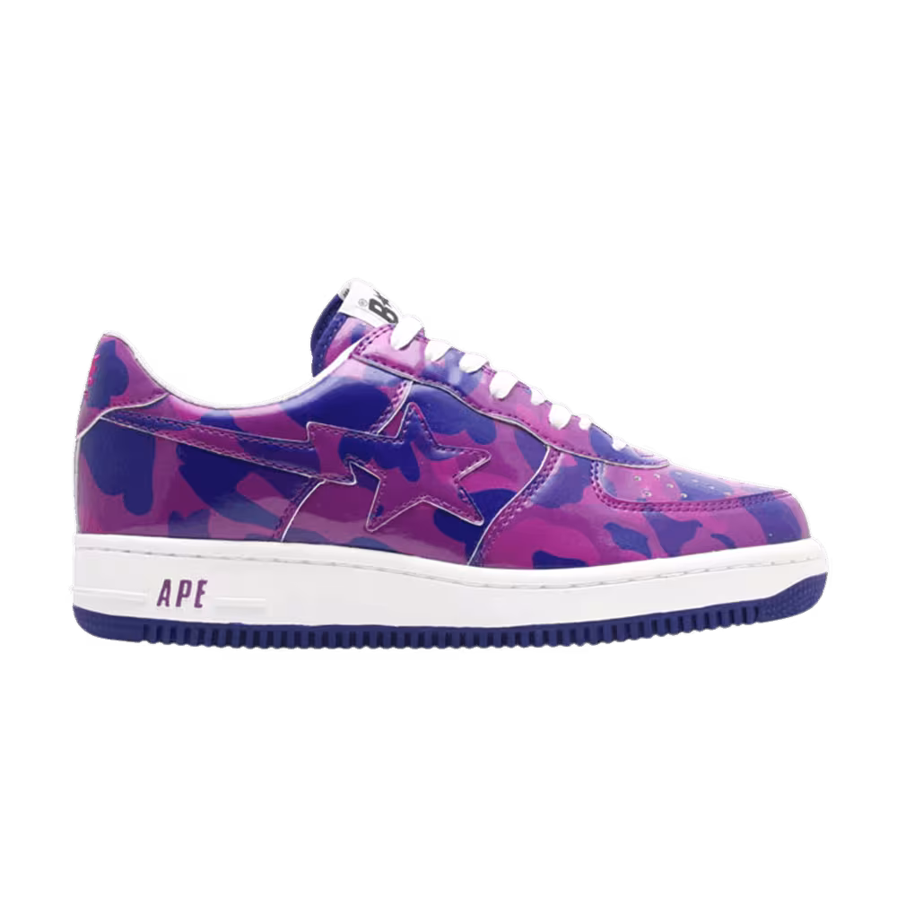 Bapesta FS-001 Low Purple Camo