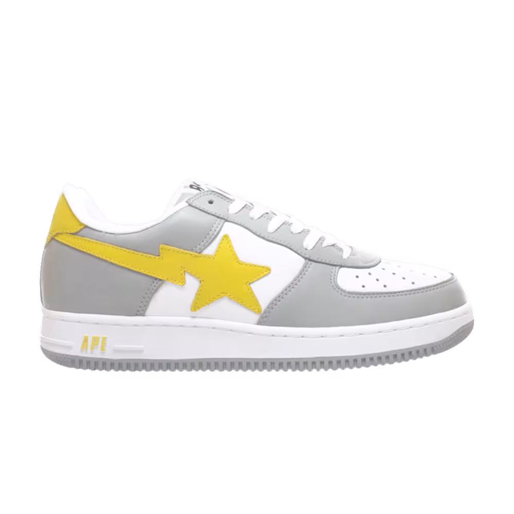 Bapesta FS-001 Low Gray Yellow