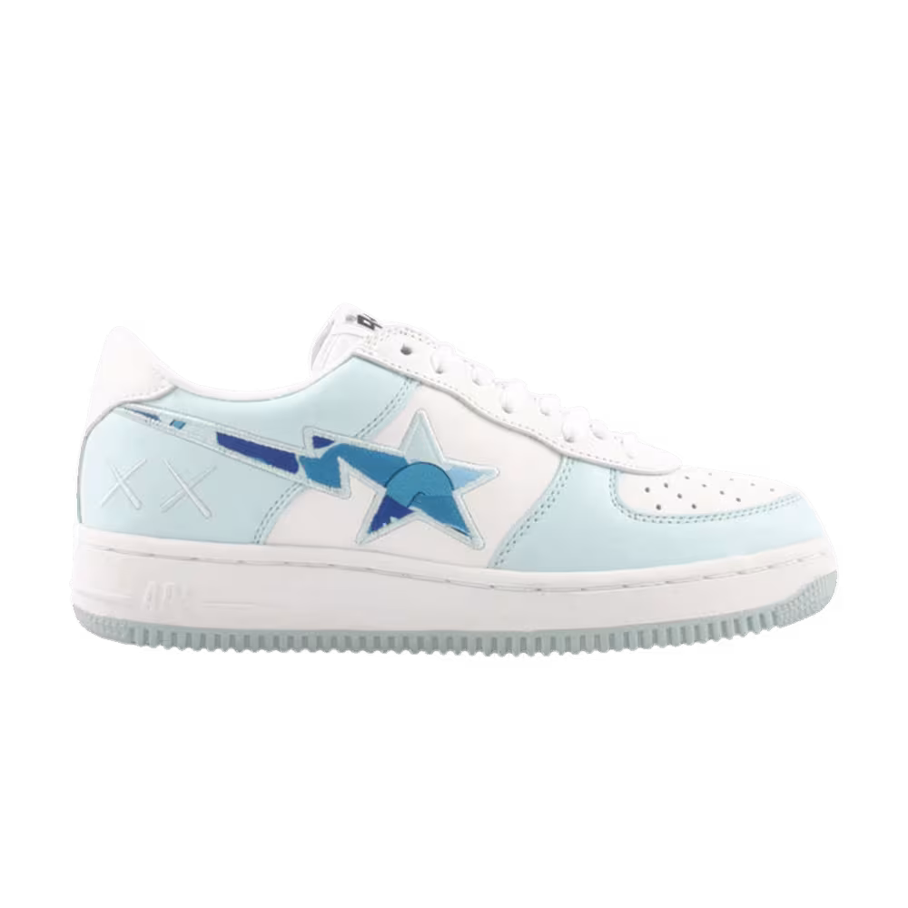 Kaws x Bapesta FS-001 Low Light Blue Camo