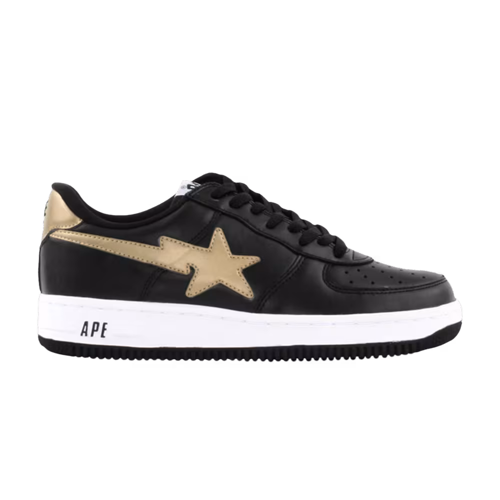 Bapesta FS-001 Low Black Gold