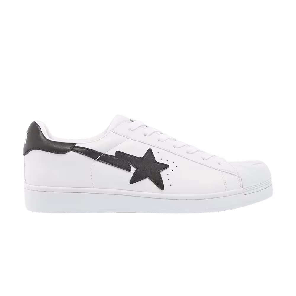 Bapesta Skull White Black