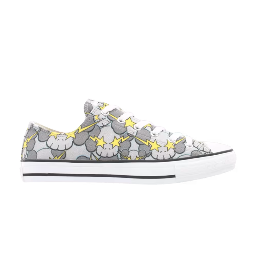Bapesta FS-010 Canvas Low Yellow Grey