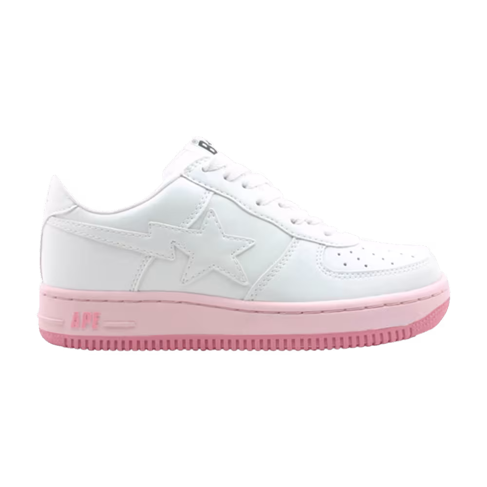 Bapesta FS-001 Low White Pink