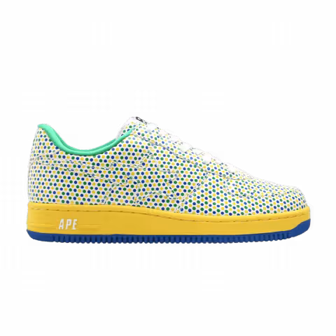 Bapesta FS-001 Low 'Yellow Blue Green Polka Dots'