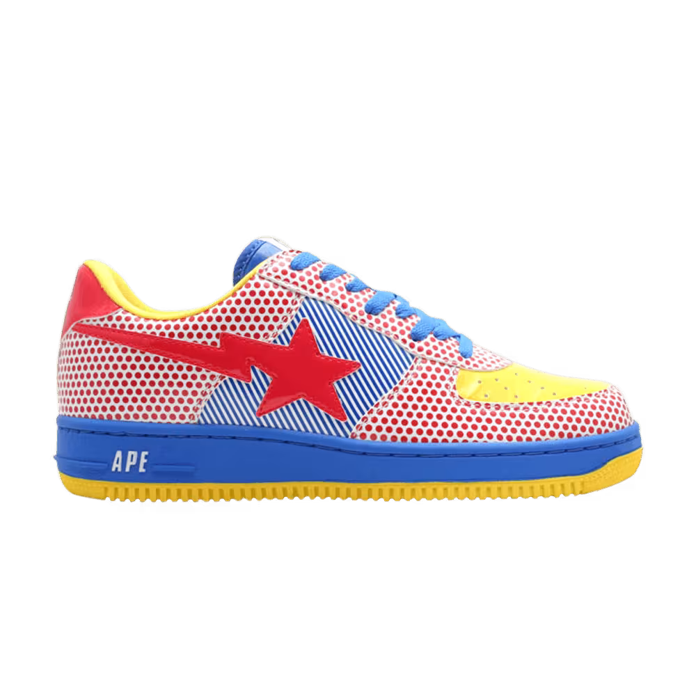 Bapesta FS-001 Low Dots & Stripes