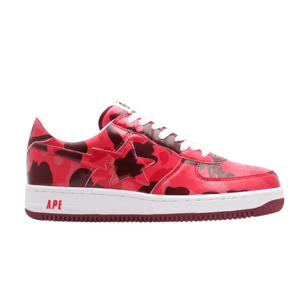 Bapesta FS-001 Low Red Camo