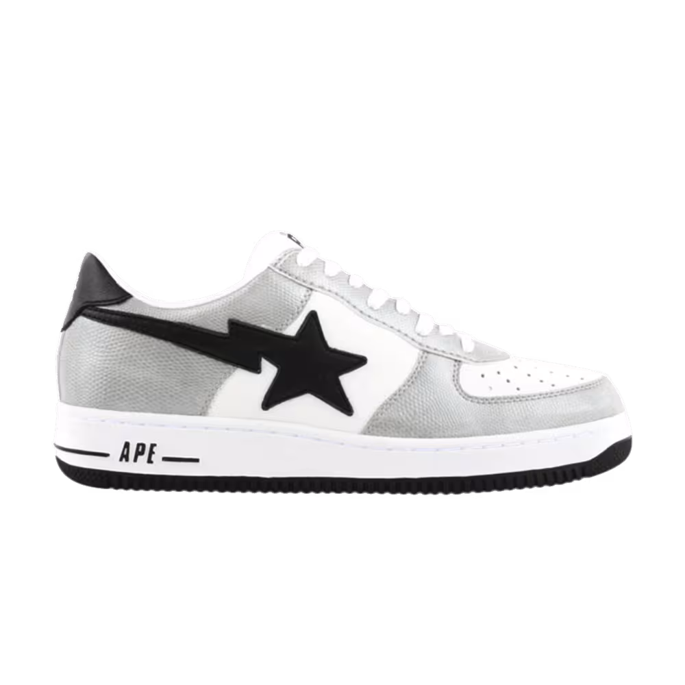 Bapesta FS-001 Low Grey White