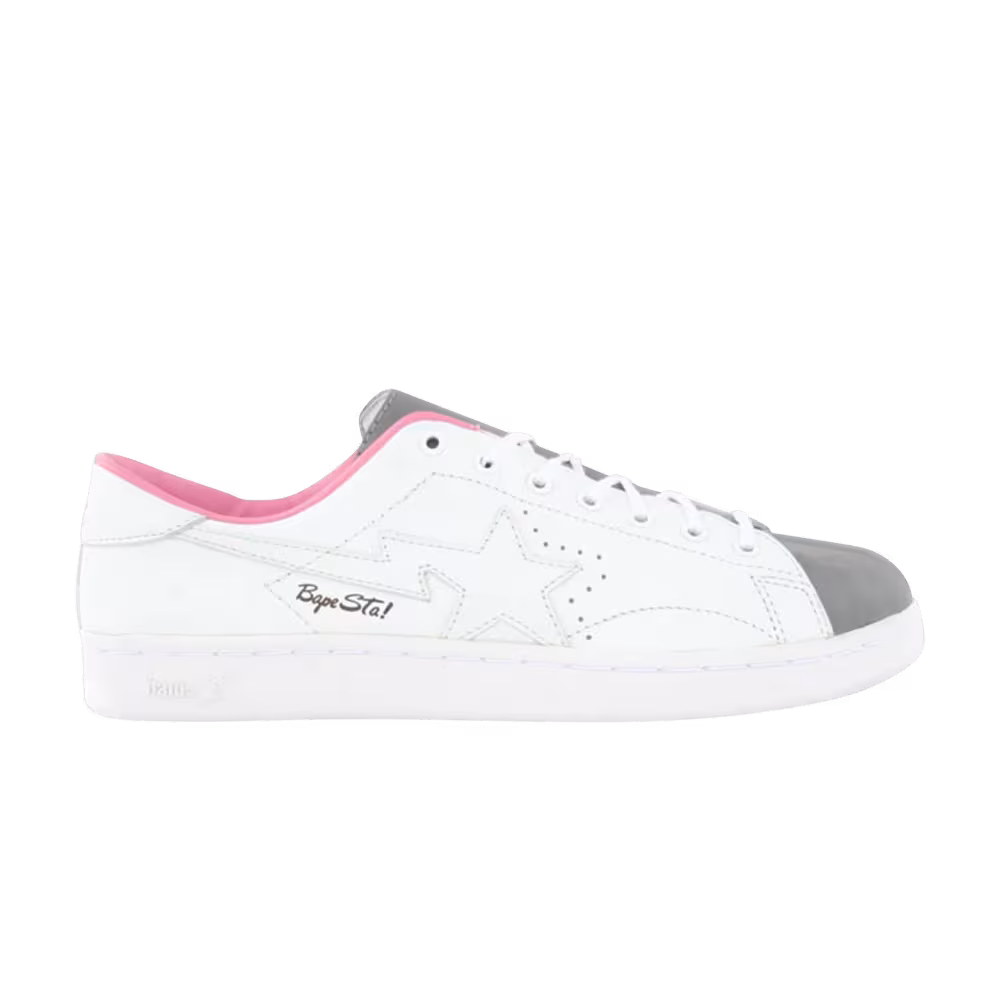Bapesta FS-021 Low Gray Pink