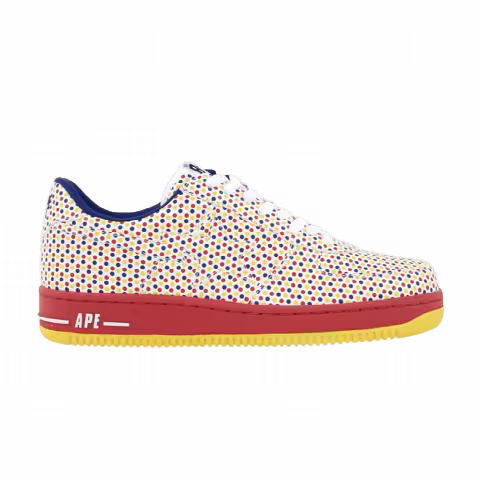 Bapesta FS-001 Low 'Red Yellow Blue Polka Dots'