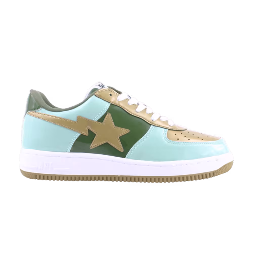 Bapesta FS-001 Low Gold Green
