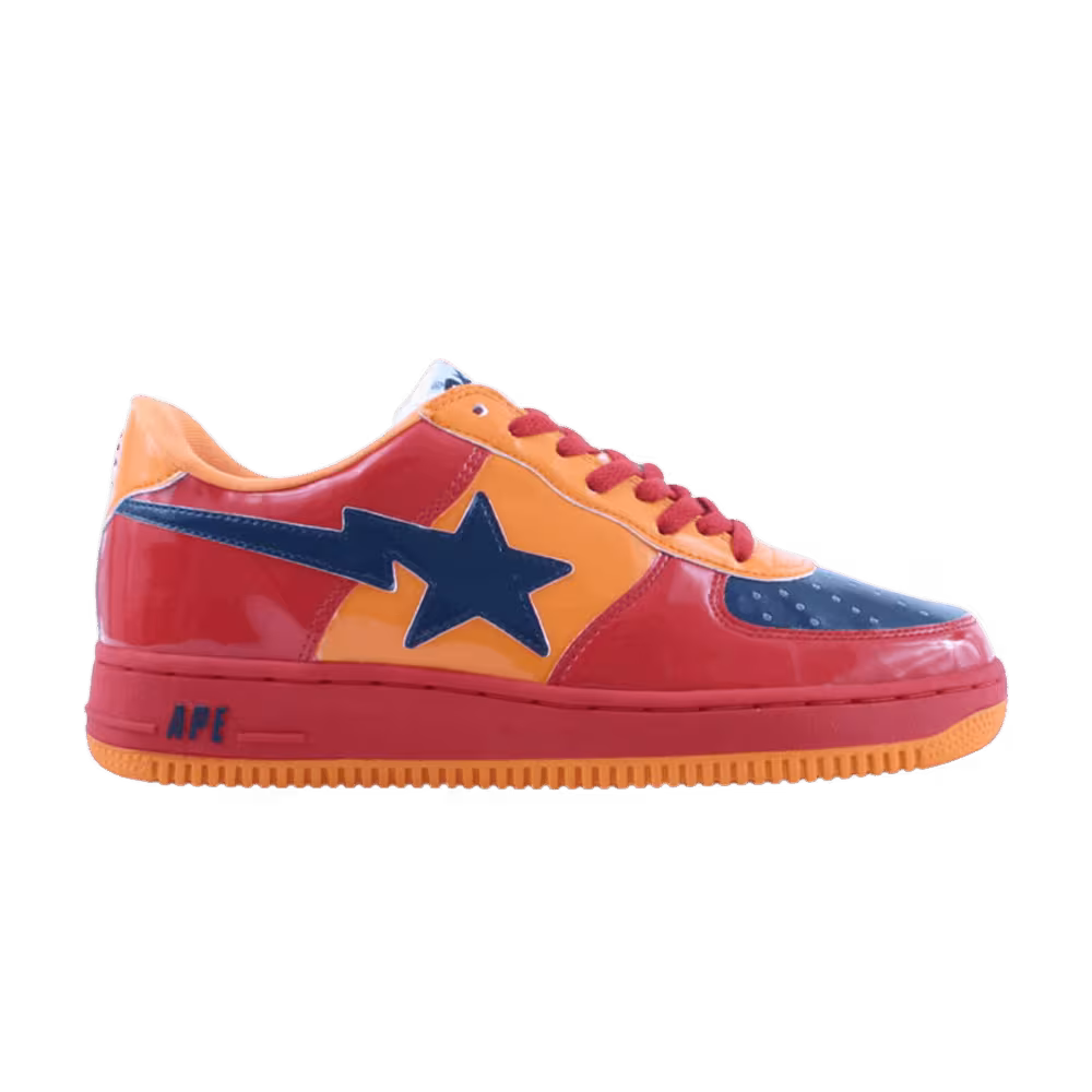 Bapesta FS-001 Low Orange Red