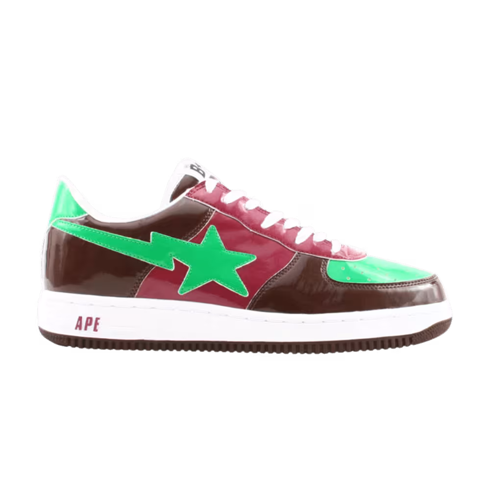 Bapesta FS-001 Low Green Brown Red