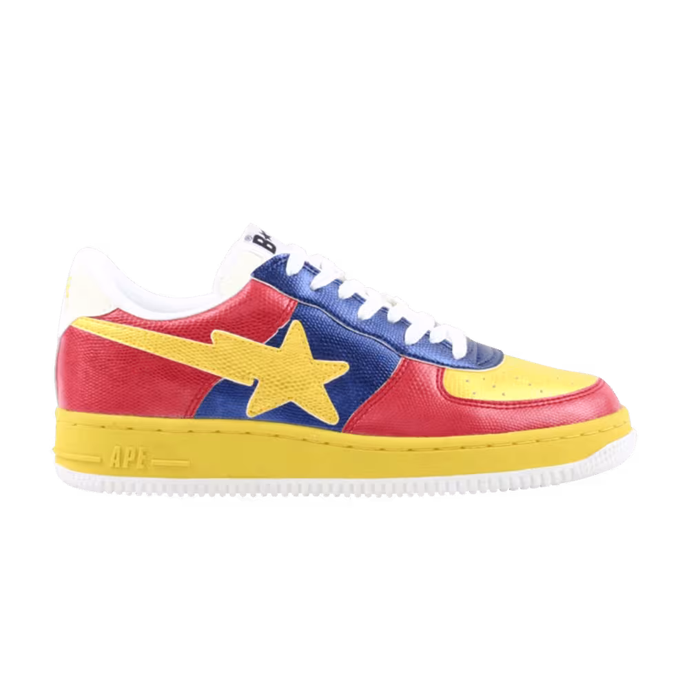 Bapesta FS-001 Low Yellow Red
