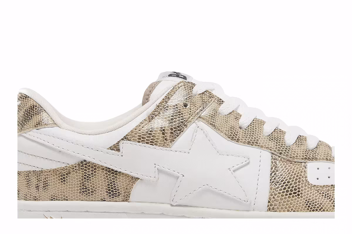 Bapesta FS-026 Low Snakeskin, view 3