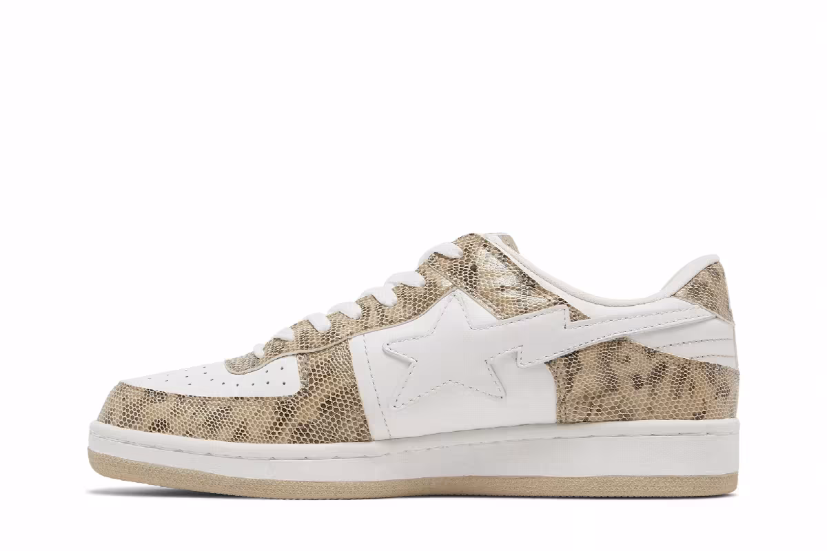 Bapesta FS-026 Low Snakeskin, view 4