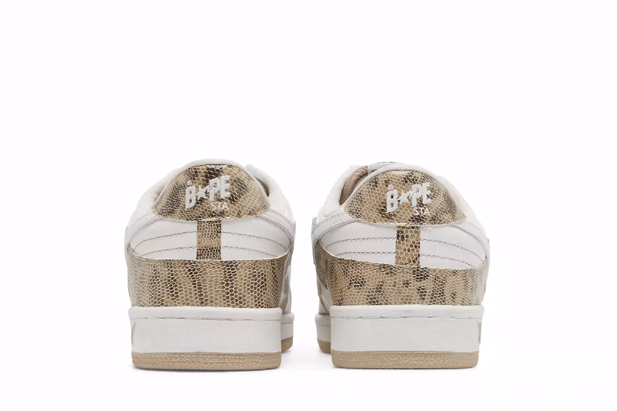Bapesta FS-026 Low Snakeskin, view 7