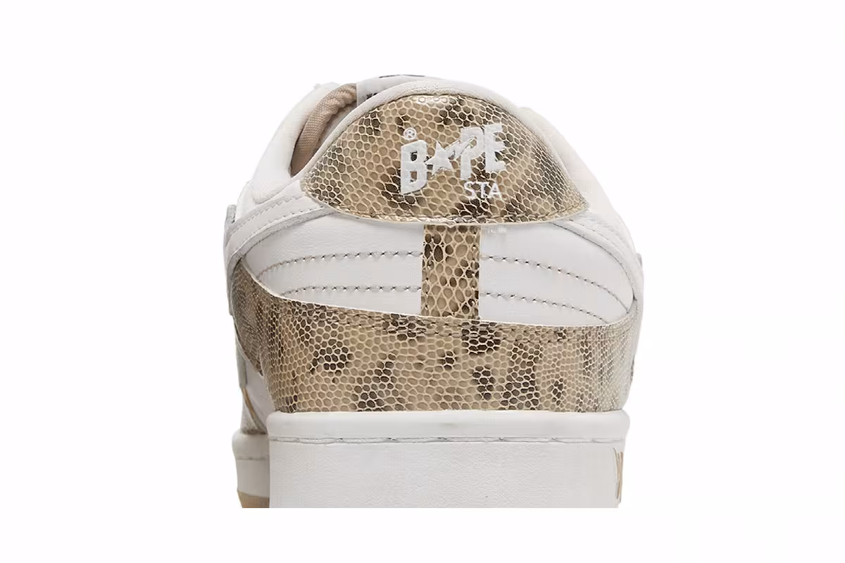 Bapesta FS-026 Low Snakeskin, view 8