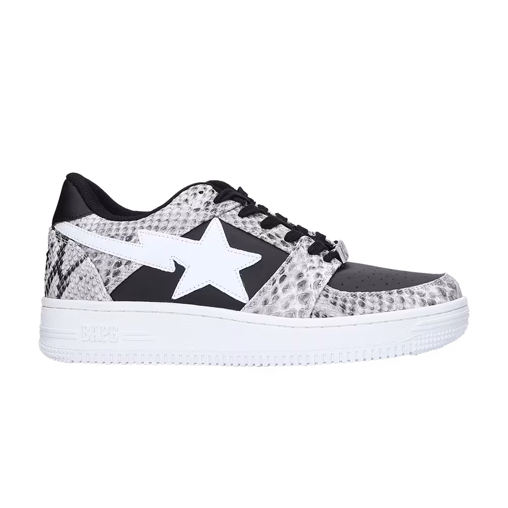 Bapesta Low Snakeskin
