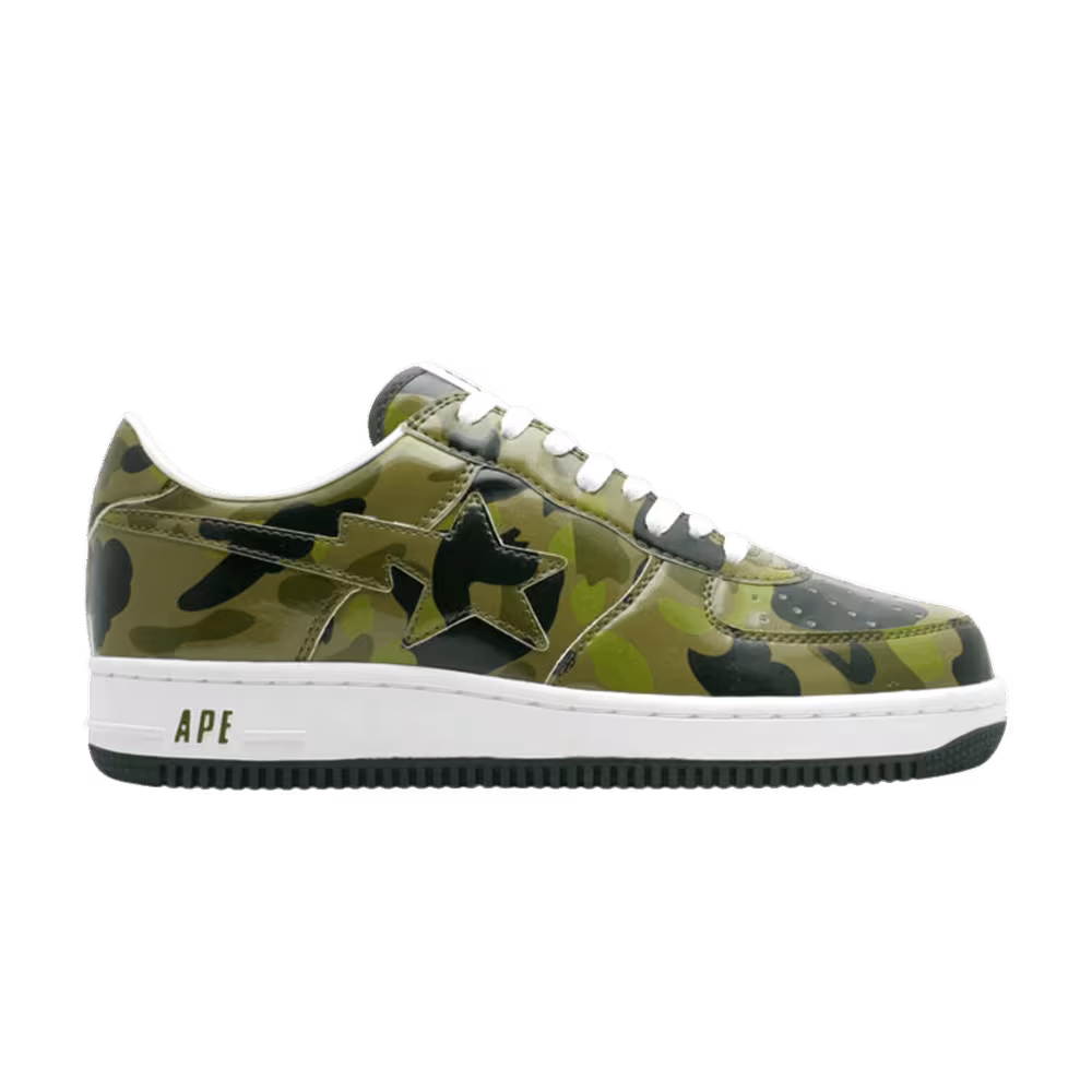 Bapesta FS-001 Low Green Camo