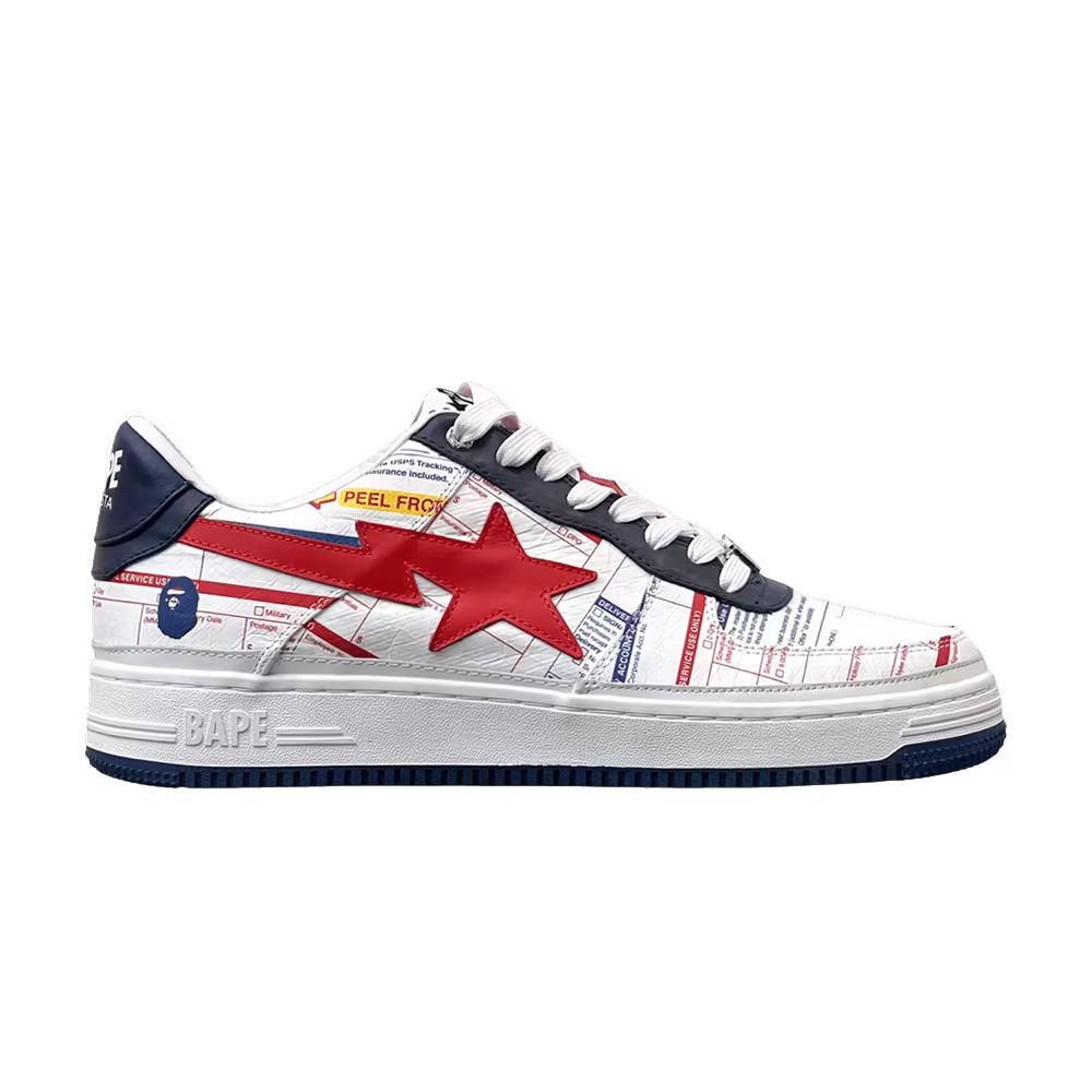 USPS x Bapesta Priority Mail Express Label