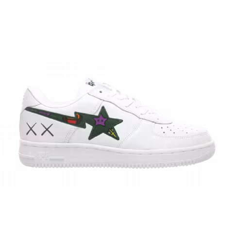 Kaws x Bapesta FS-001 Low 'White Green'