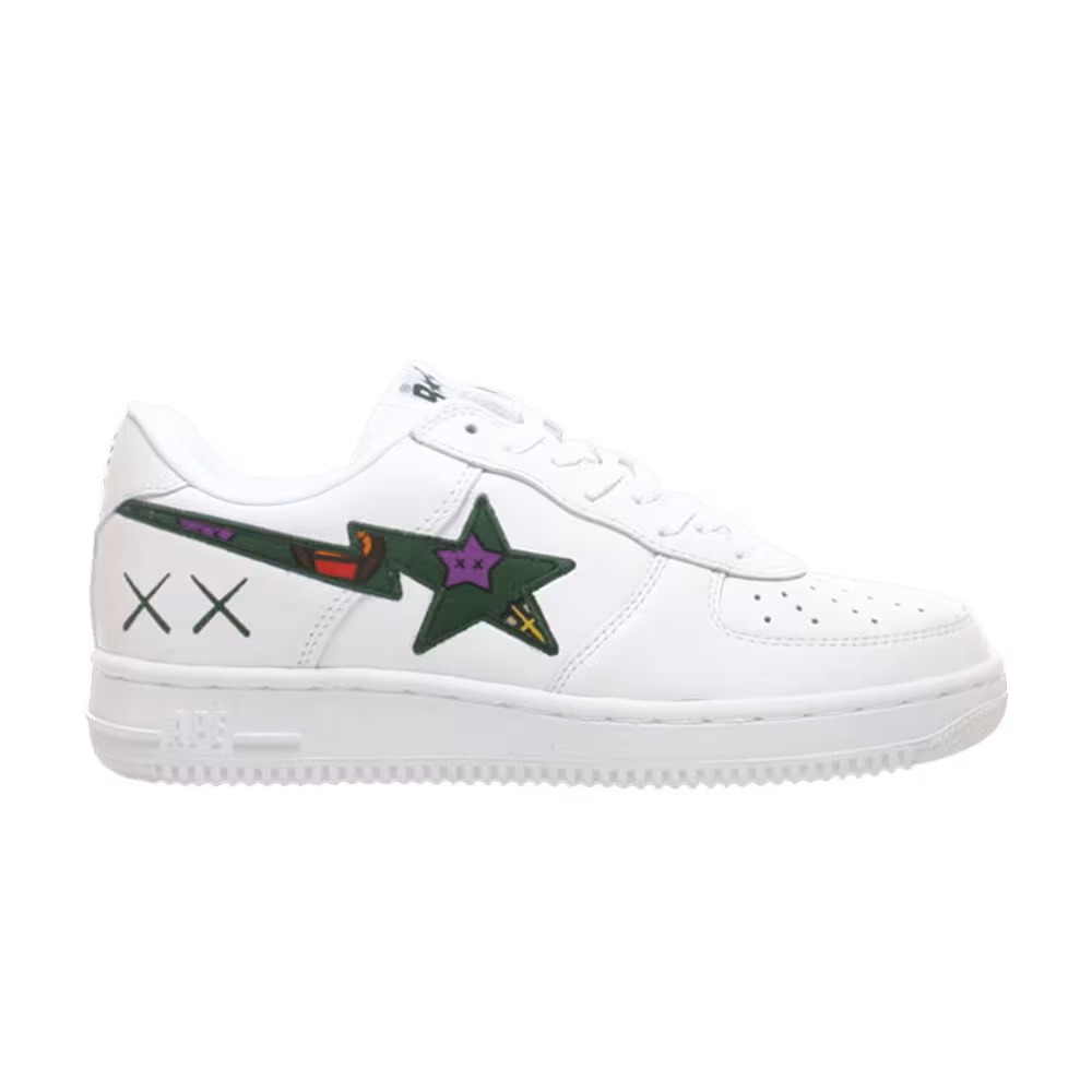 Kaws x Bapesta FS-001 Low White Green