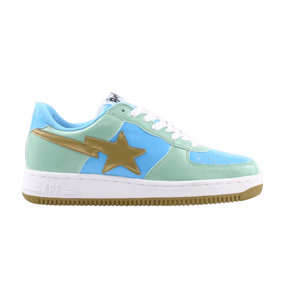 Bapesta FS-001 Low Gold Blue
